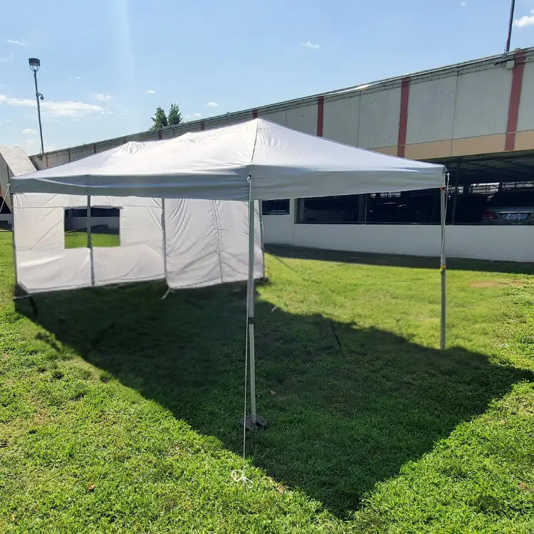 10' x 20' outdoor canopy tent rental in Brooklyn NYC
