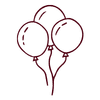Balloon Bundle Icon