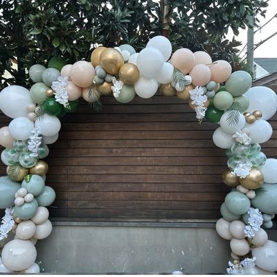 Beach Party Themed Balloon Arch Rental in Brooklyn NYC