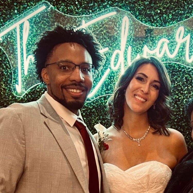 Wedding Photobooth Backdrop with Custom Neon Sign and Grass Wall